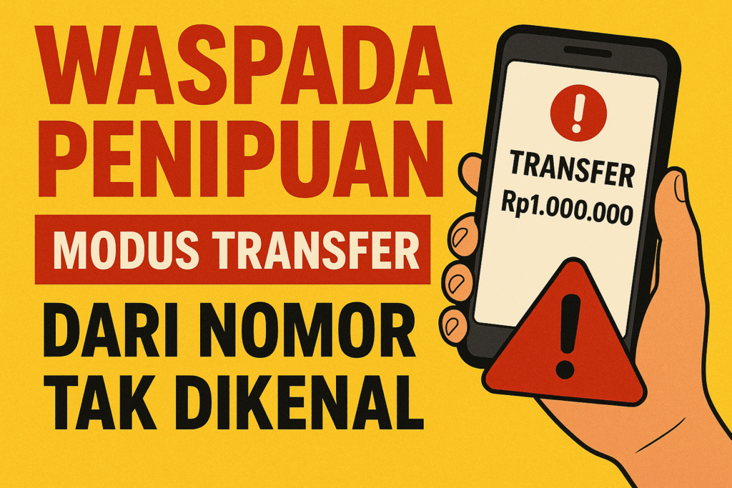 Waspadai Penipuan Modus Transfer dari Nomor Tak Dikenal