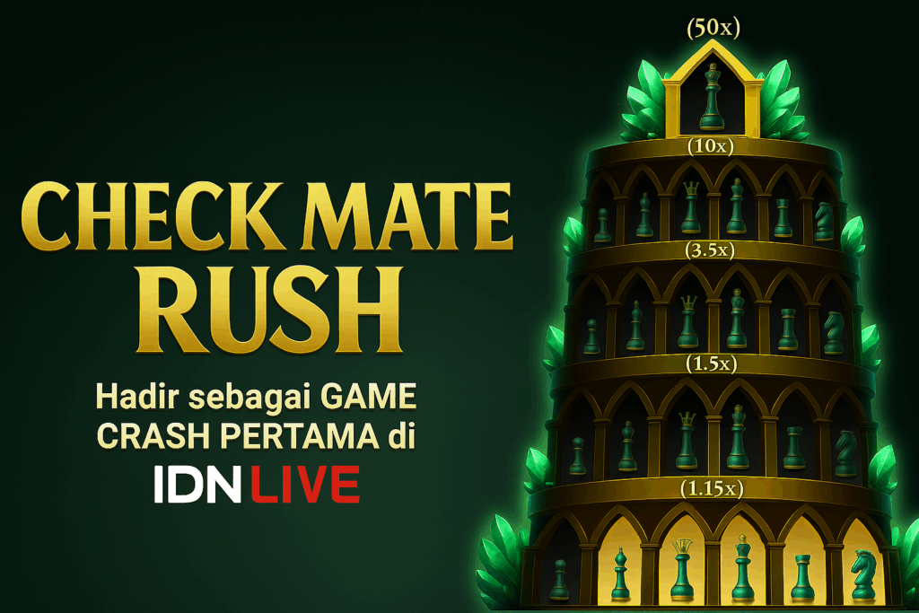 Checkmate Rush Hadir sebagai Game Crash Pertama di IDN LIVE