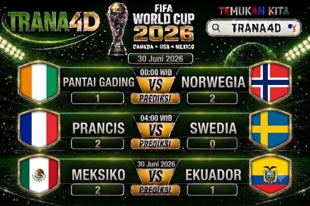 Prediksi Pertandingan 01 Juli 2026 – Match Pilihan