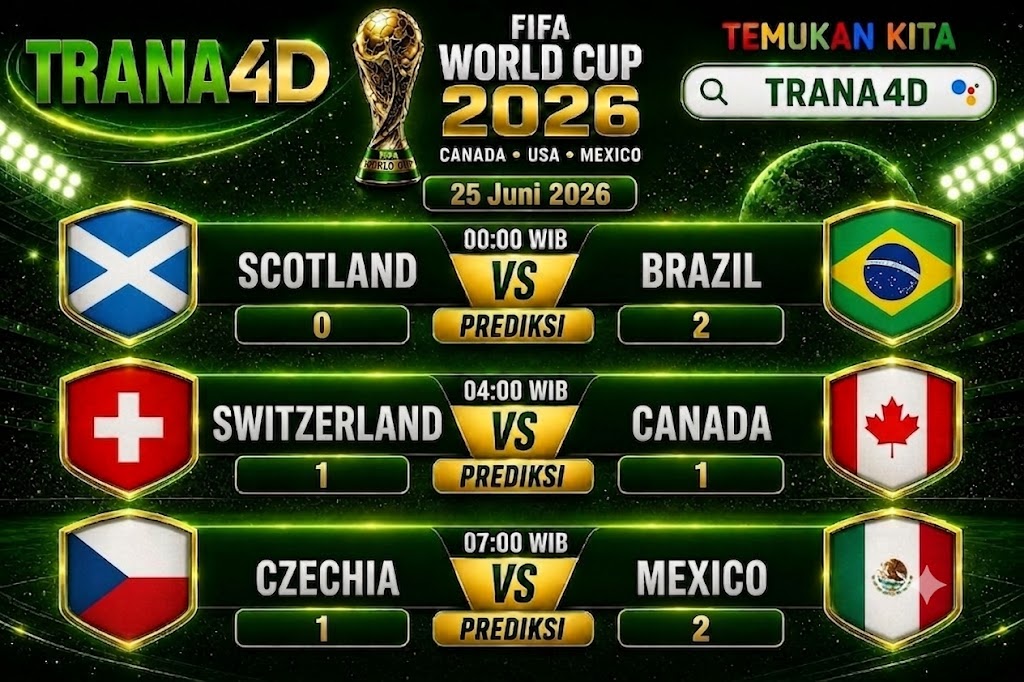 Prediksi Pertandingan 25 Juni 2026 – Match Pilihan