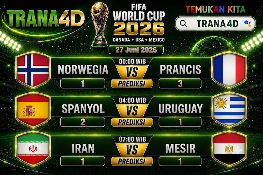 Prediksi Pertandingan 27 Juni 2026 – Match Pilihan