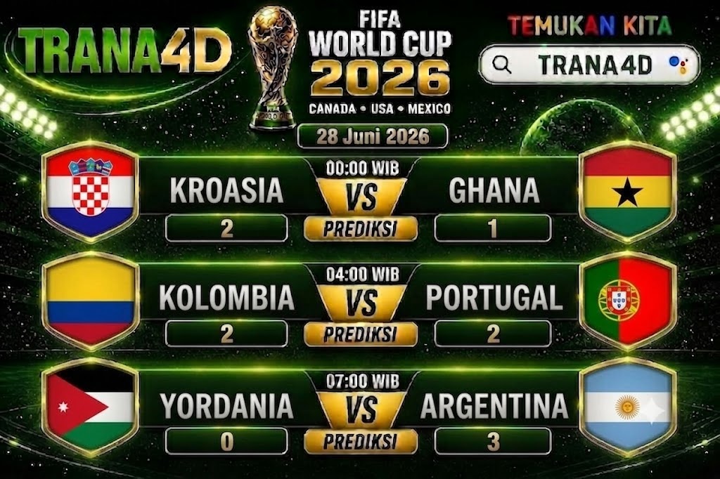 Prediksi Pertandingan 28 Juni 2026 – Match Pilihan