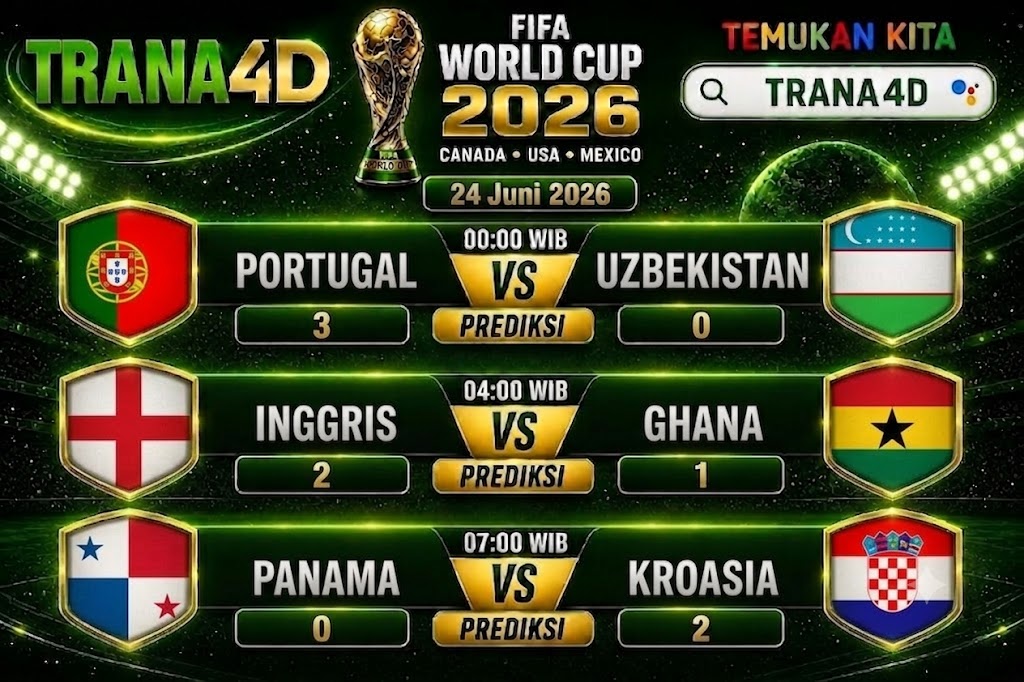 Prediksi Pertandingan 24 Juni 2026 – Match Pilihan