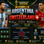 Prediksi Argentina vs Switzerland 12 Juli 2026: Handicap, Over Under, Susunan Pemain & Prediksi Skor Piala Dunia FIFA 2026